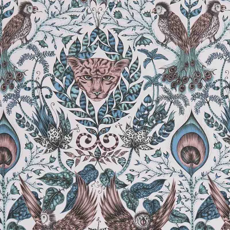 Amazon Wallpaper - Pink - Emma J Shipley