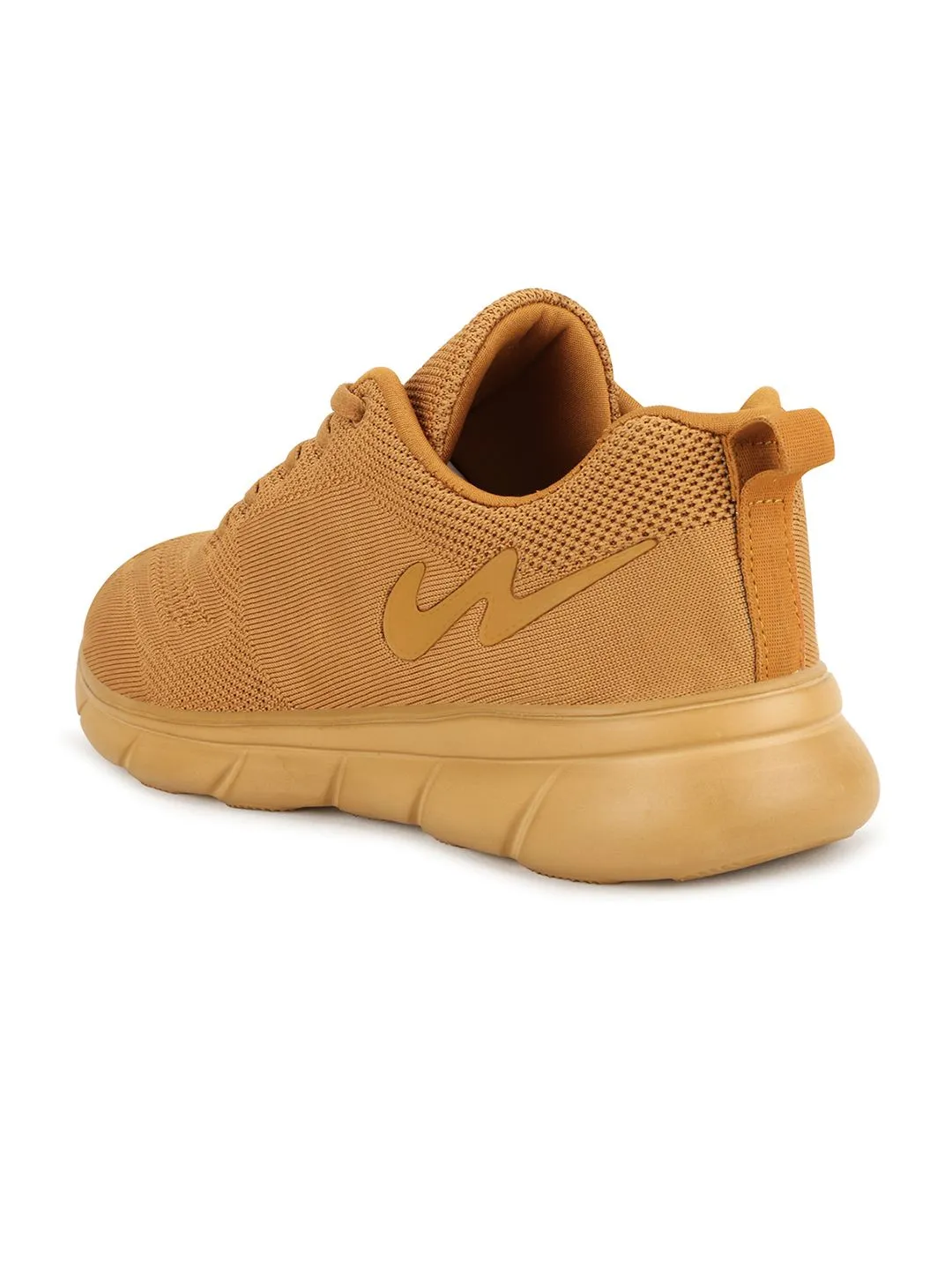 Campus Men Tan Mesh Running Shoes