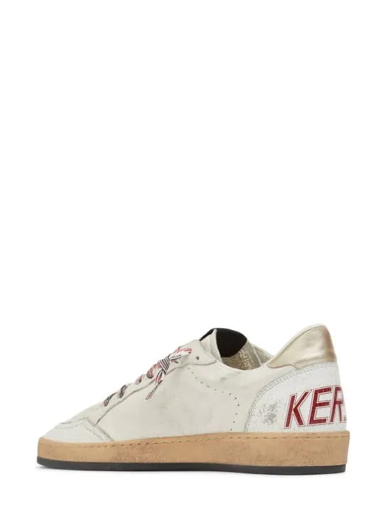 Golden Goose   Ballstar metallic star leather sneakers 