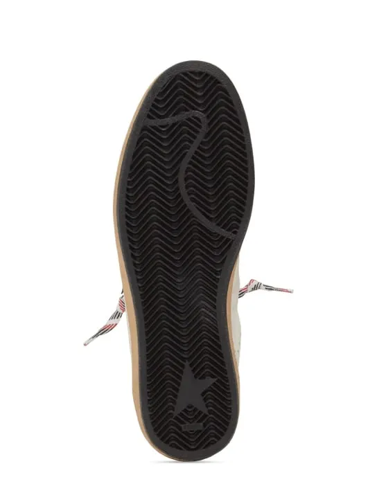 Golden Goose   Ballstar metallic star leather sneakers 