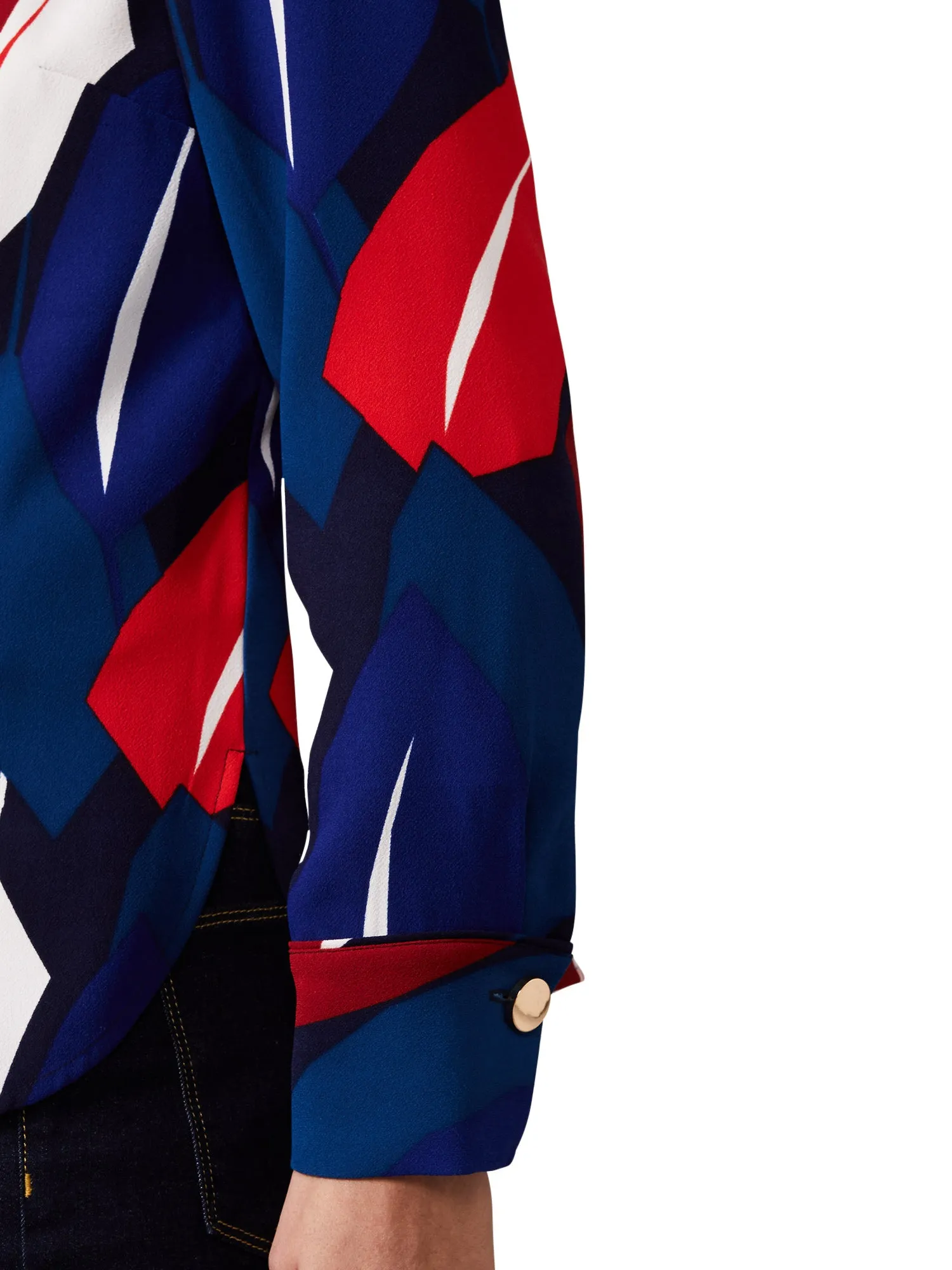 Maebury Leaf Print Blouse