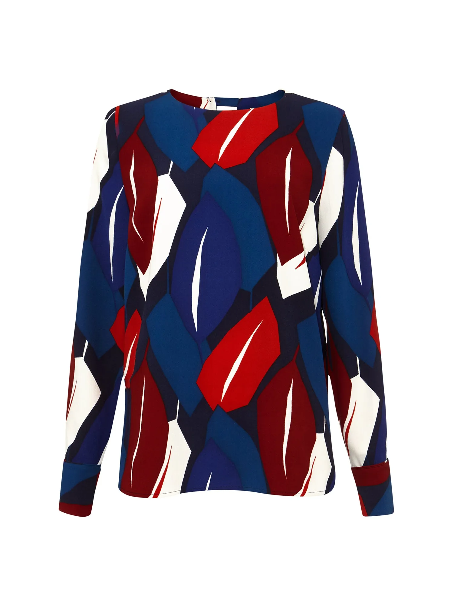 Maebury Leaf Print Blouse