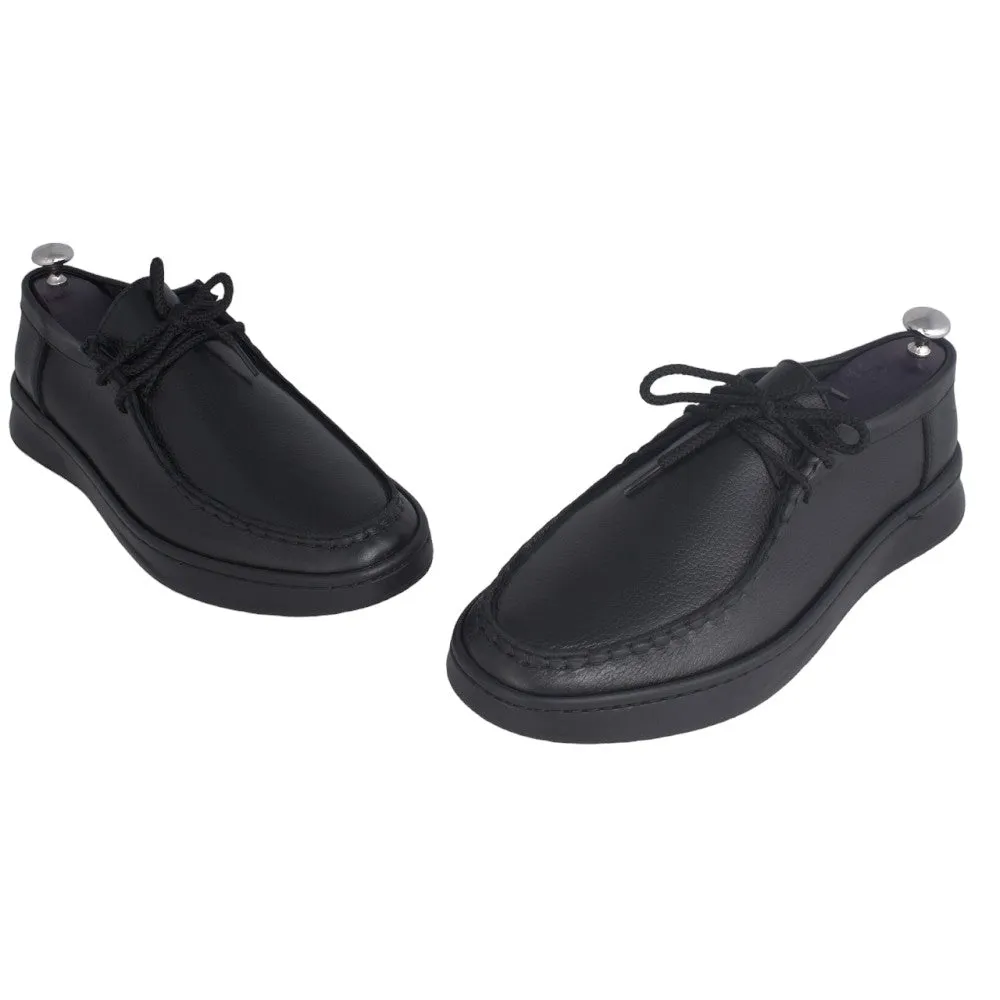Medical casual shoe / 100% nubuck genuine leather / black color  -8748